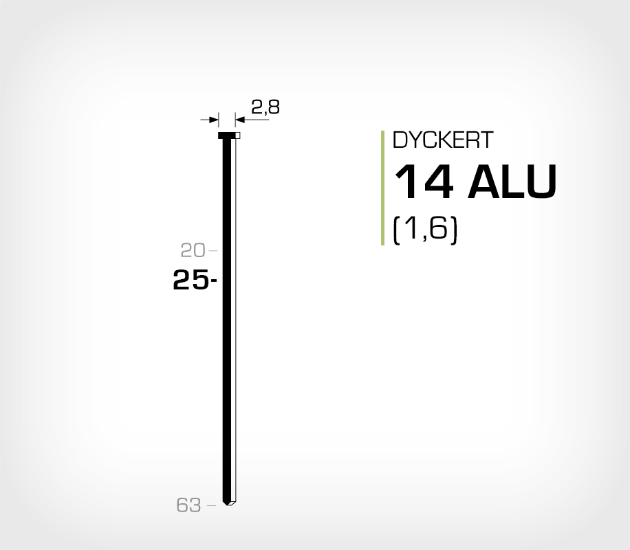 Dyckert 14/25 Aluminium (SKN 16-25 ALU)