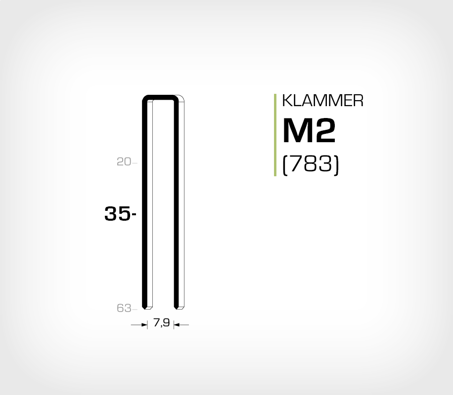 Klammer M2/35 (783-35)