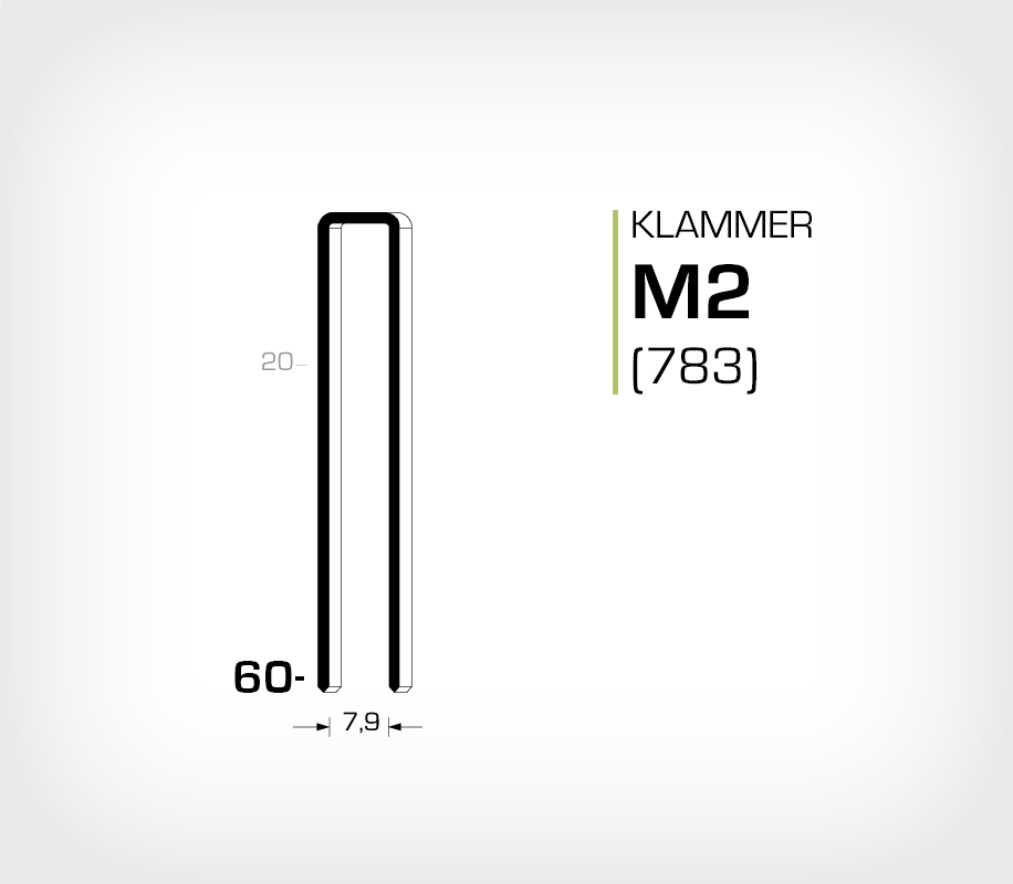 Klammer M2/60 (783-60)