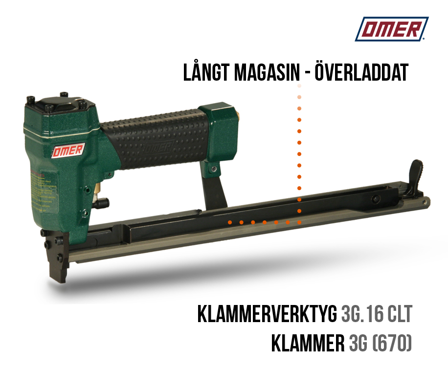 Klammerpistol 3G.16 CLT f&ouml;r 670 och 3G klammer